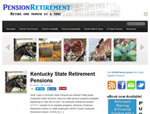 Tablet Screenshot of pensionretirement.com